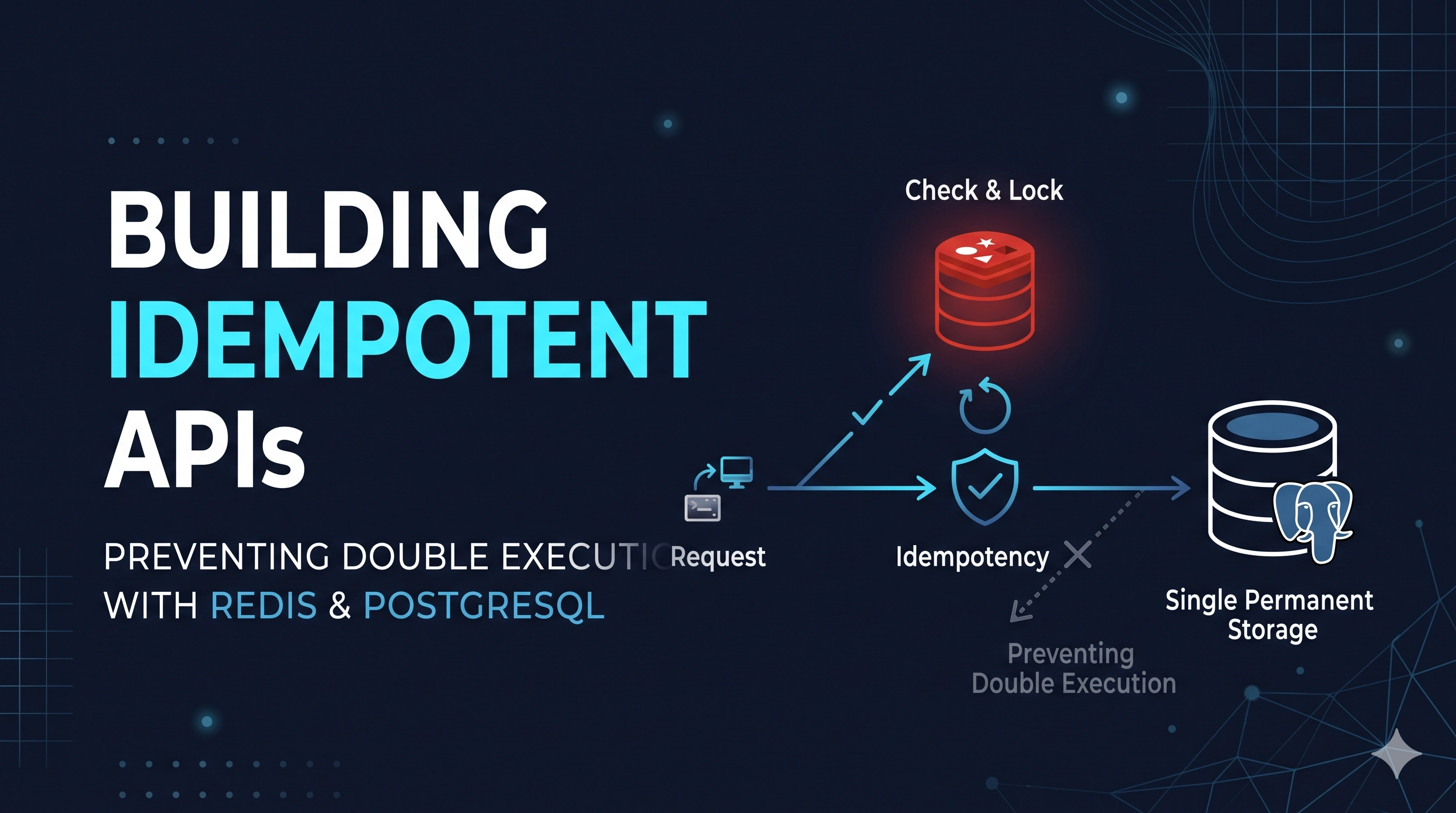 Building Idempotent APIs: Preventing Double Execution with Redis and PostgreSQL